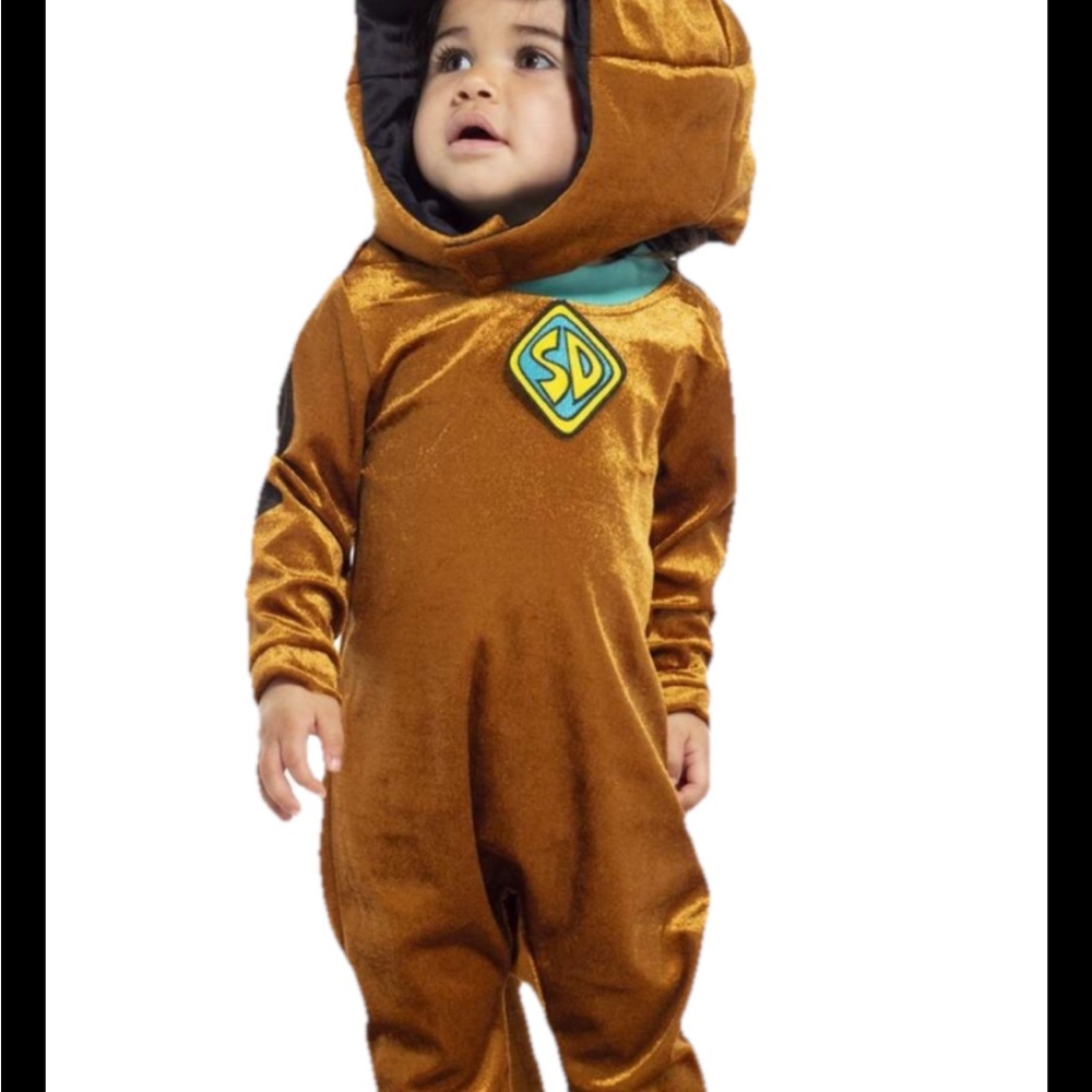 Scooby Doo Infant Baby Halloween Brown Costume Size 12-24 Months new with tags